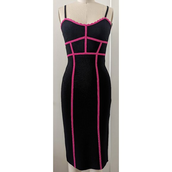 BCBGMAXAZRIA Knit Bodycon Dress Size S - Picture 2 of 8